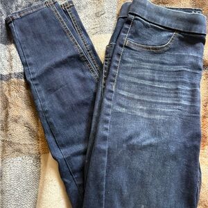 Dark Wash Stretch Skinny Jeans - Classic Indigo